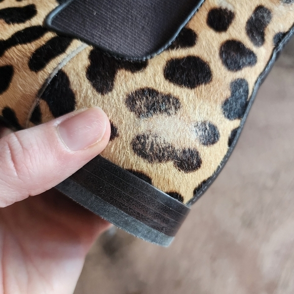 Tory Burch Boots Leopard Print Calf-Hair Chelsea Ankle Bootie 6 - Picture 11 of 15